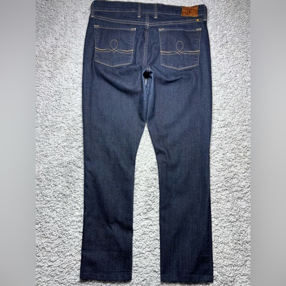 Lucky Brand Jeans Womens 12 Sofia Skinny Dark Wash Mid Rise Classic Clean Denim - Picture 6 of 6